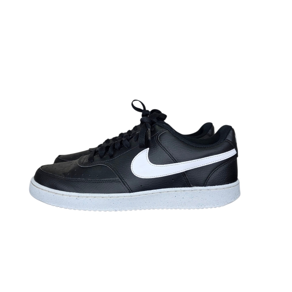 Nike Court Vision Low Next Nature Sneakers Color Black/ White Size 11 DH2987-001